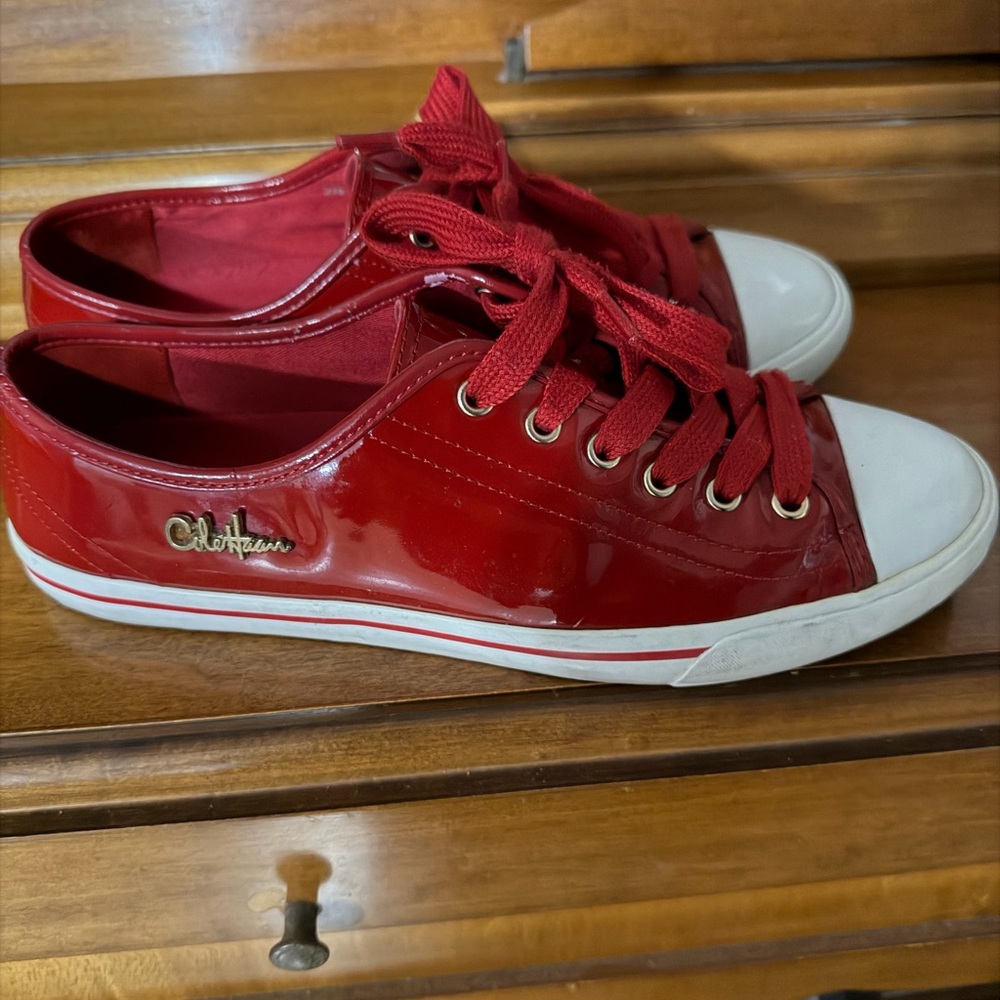Cole Haan Glossy Red Women's Sneakers